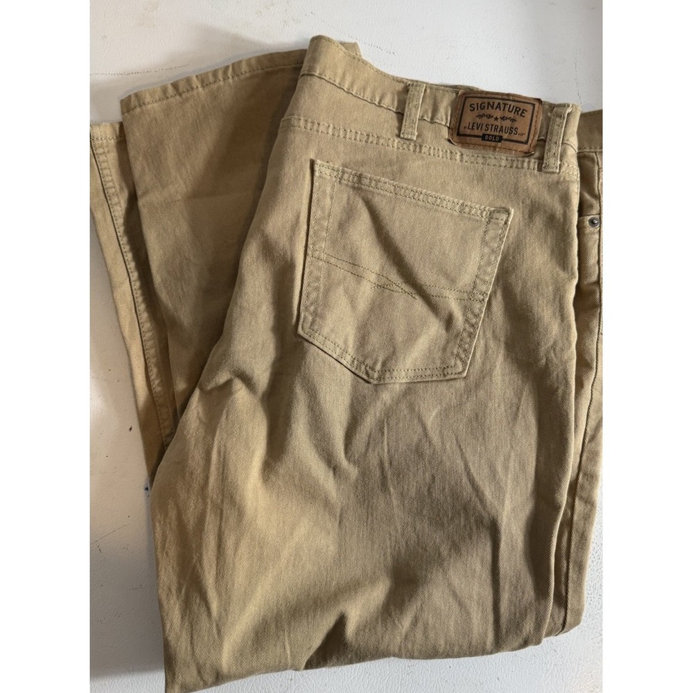Levi Strauss Signature Gold Relaxed Men's Jeans Straight Leg‎ Denim 44x30